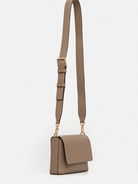 MICHAEL Michael Kors torebka skórzana NESSA kolor beżowy 30T5G8ZM1L - zdjęcie produktu nr 2