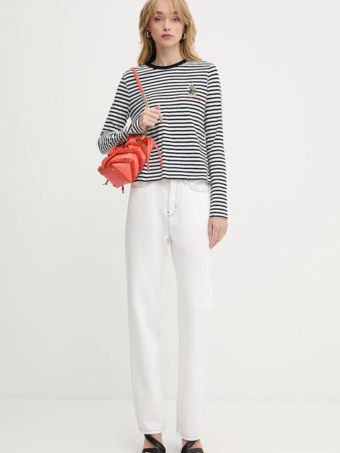 Karl Lagerfeld jeansy damskie high waist A3W10014 - zdjęcie produktu nr 2