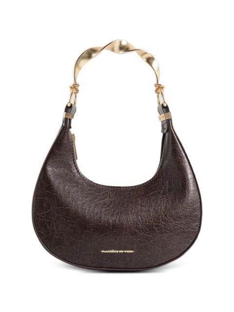 Manière De Voir Sadie twisted-handle crescent bag - Brown - zdjęcie produktu nr 1