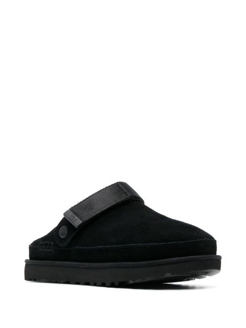 UGG touch-strap suede slippers - Black