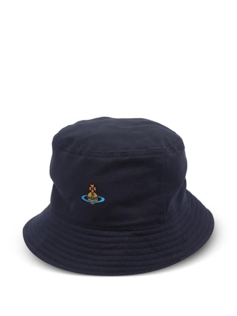 Vivienne Westwood Orb embroidered bucket hat - Blue - zdjęcie produktu nr 1