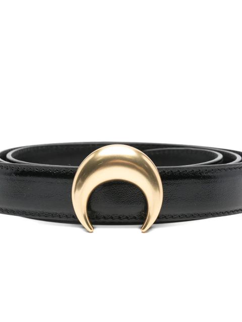 Marine Serre crescent buckle belt - Black