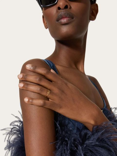 Valentino Garavani Vlogo Signature ring - Gold