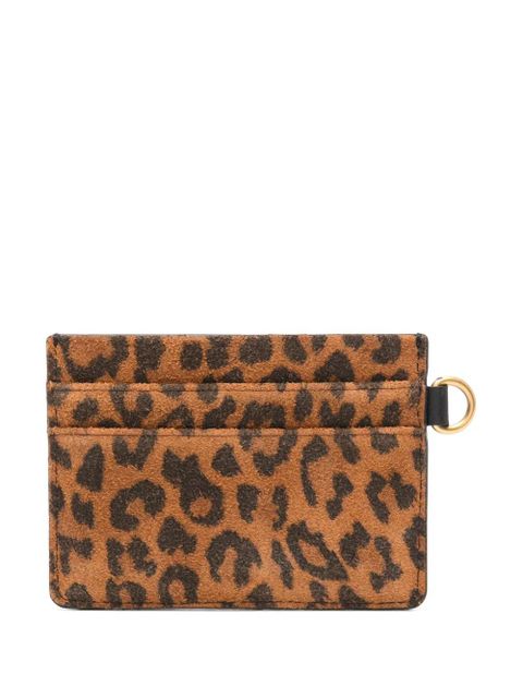 ISABEL MARANT leopard-print card holder - Brown - zdjęcie produktu nr 2