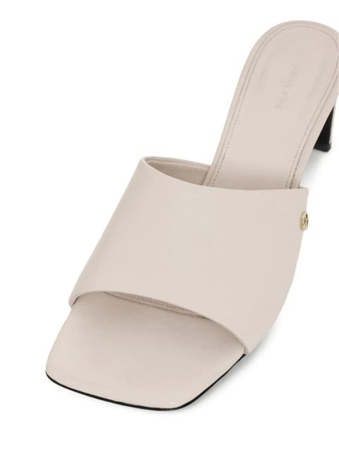 ANINE BING Jayden logo-detail mules - Neutrals
