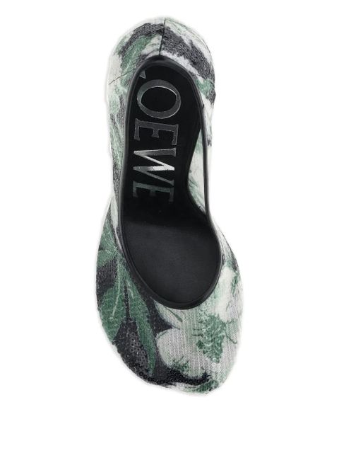 LOEWE 90mm Toy pumps - Green - zdjęcie produktu nr 2