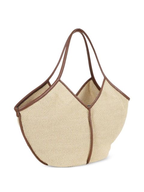 Hereu woven tote bag - Neutrals
