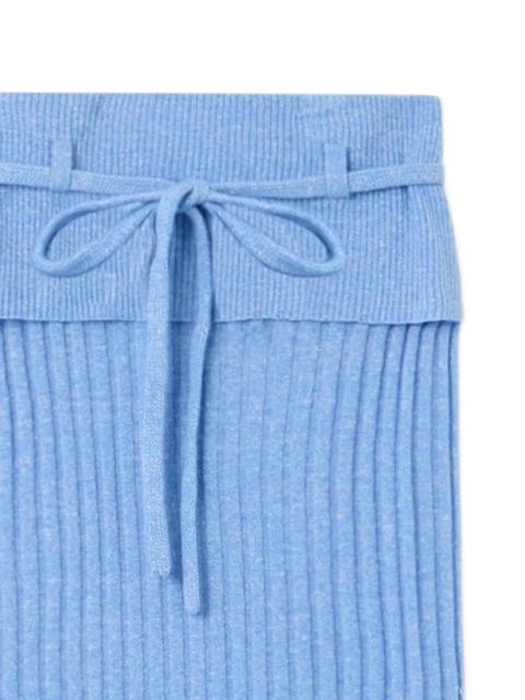 Guest In Residence tie-waist midi skirt - Blue - zdjęcie produktu nr 2