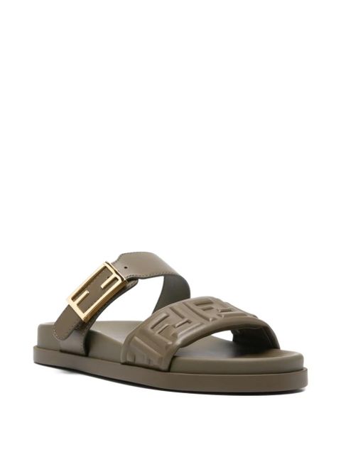 FENDI buckle embossed-FF sandals - Green - zdjęcie produktu nr 2
