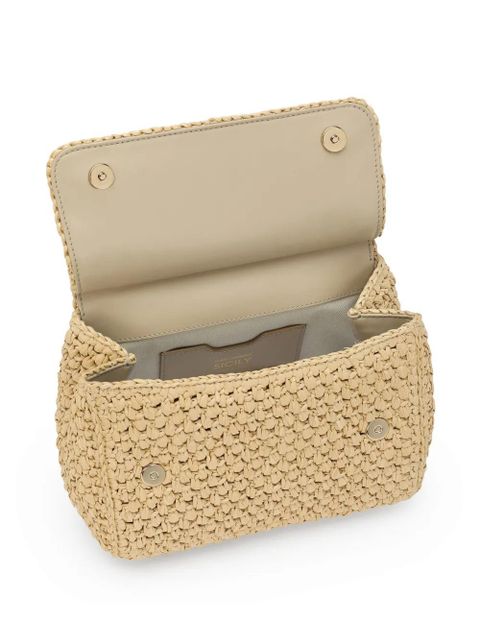 Dolce & Gabbana small Sicily interwoven shoulder bag - Neutrals