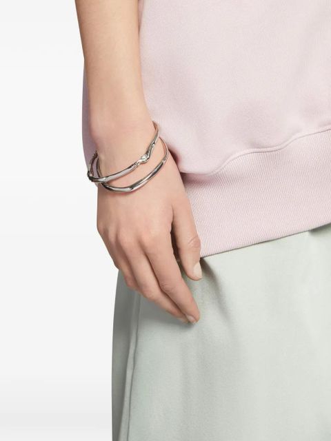 DRIES VAN NOTEN crystal-embellished cuff bracelet set - Silver - zdjęcie produktu nr 2