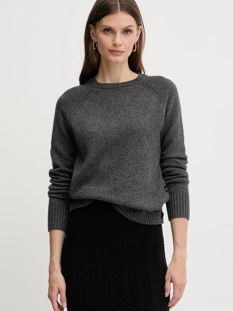 Silvian Heach sweter z domieszką wełny PICOULANE damski kolor szary GPA25233MA - zdjęcie produktu nr 1