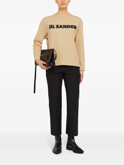 Jil Sander Logo T-Shirt - Brown