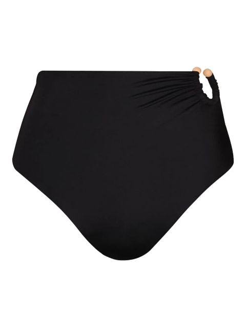 Johanna Ortiz Taita gathered bikini bottoms - Black - zdjęcie produktu nr 1