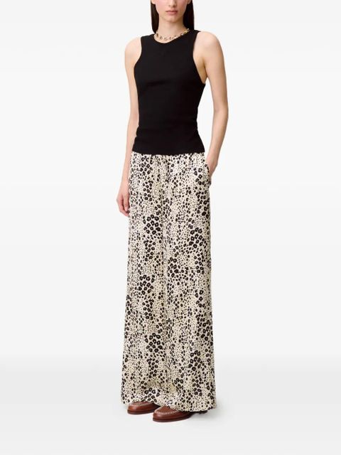 Claudie Pierlot printed drawstring trousers - Neutrals