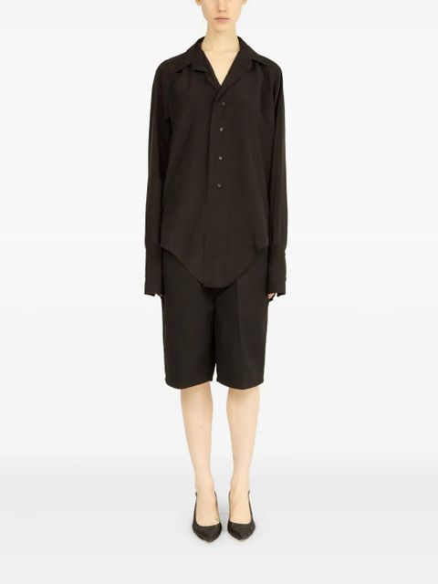 Maison Margiela dropped hem shirt - Black