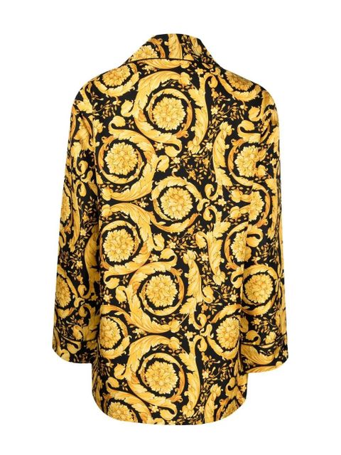 Versace Barocco-print pajama top - Yellow - zdjęcie produktu nr 2