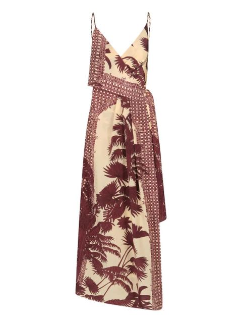 Johanna Ortiz Nouvel Arôme ruffled midi dress - Neutrals - zdjęcie produktu nr 1