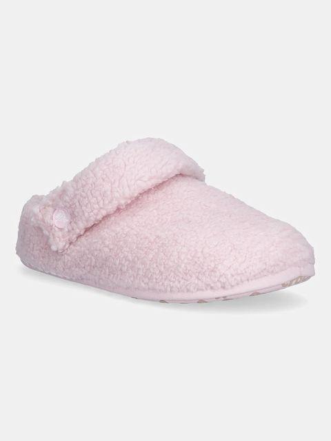 Crocs kapcie Classic Cozzy Slipper damskie kolor różowy 209386 - zdjęcie produktu nr 1