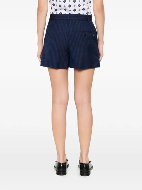 Moschino pinstripe shorts - Blue