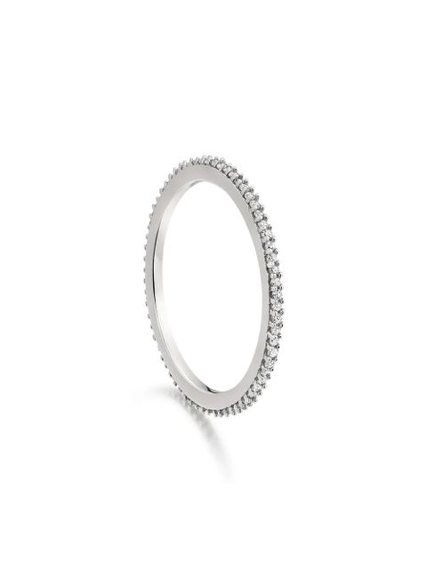 Monica Vinader Skinny Eternity Diamond ring - Silver - zdjęcie produktu nr 1