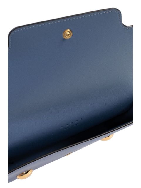 Marni Trunkaroo leather belt bag - Blue