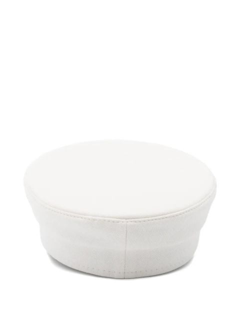 Ruslan Baginskiy logo-detail baker boy cap - White - zdjęcie produktu nr 2