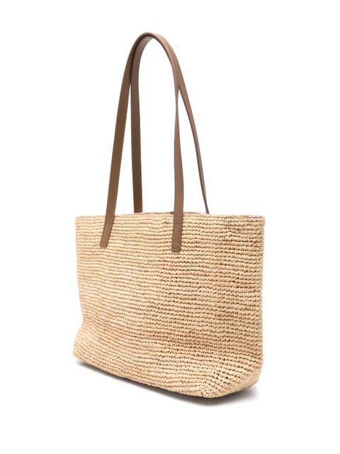 MC2 Saint Barth raffia shoulder bag - Neutrals