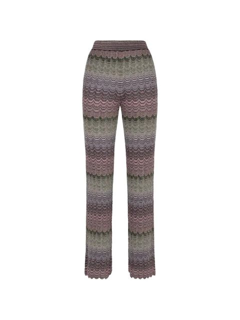 Missoni zig zag-pattern trousers - Black - zdjęcie produktu nr 1