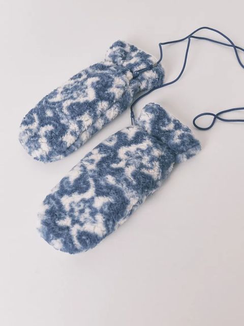 women'secret rękawiczki damskie kolor niebieski 5152856 - zdjęcie produktu nr 1