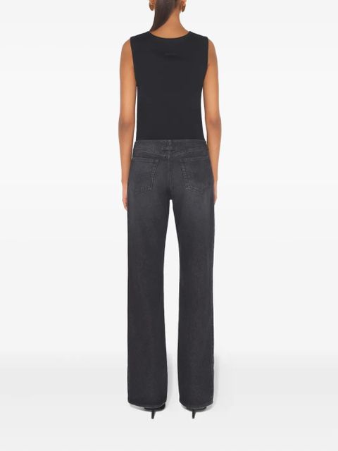 Jean Paul Gaultier zipped cotton jeans - Black