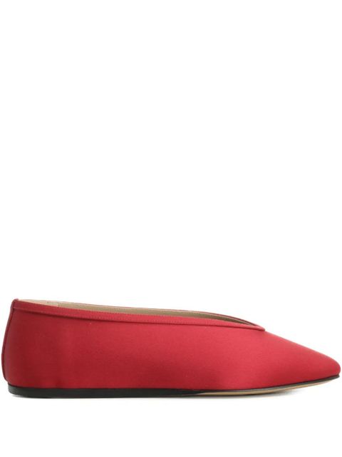 Le Monde Beryl Luna satin ballet flats - Red - zdjęcie produktu nr 1