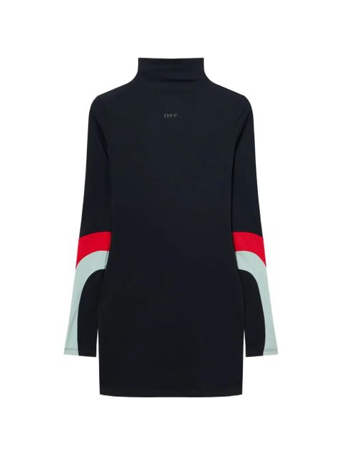 Off-White long-sleeved mini dress - Black - zdjęcie produktu nr 1