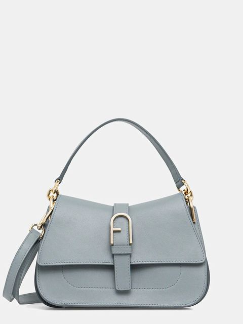 Furla torebka skórzana kolor niebieski WB01032.BX2045.3963S - zdjęcie produktu nr 1