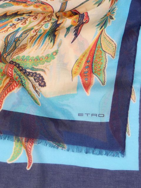 ETRO paisley-foliage scarf - Neutrals - zdjęcie produktu nr 2