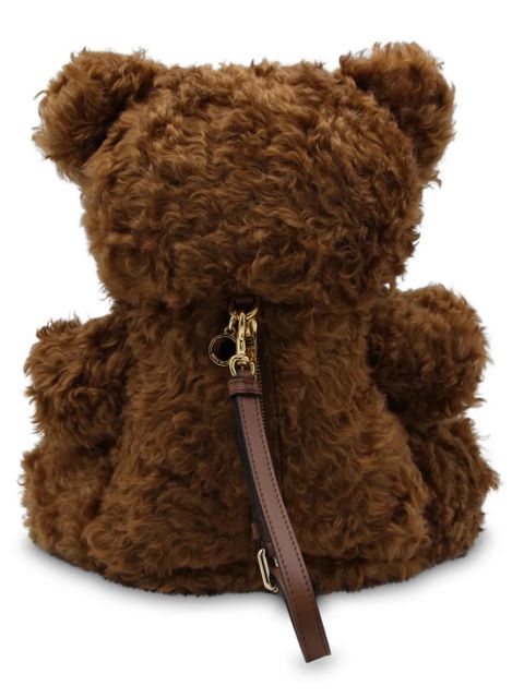 Moschino teddy bear clutch bag - Brown