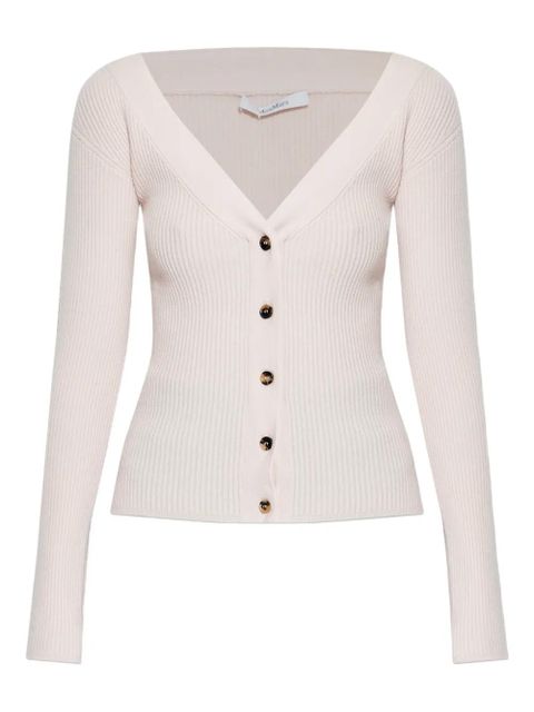 Max Mara V-neck cardigan - Neutrals - zdjęcie produktu nr 1