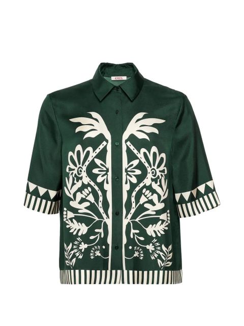 ERES floral-print shirt - Green - zdjęcie produktu nr 1