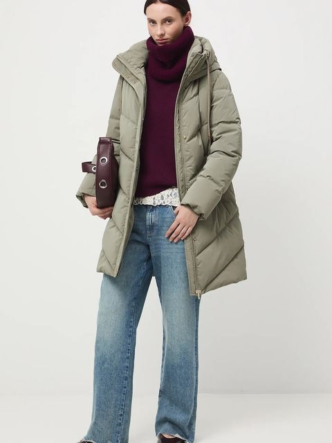 Medicine płaszcz damski kolor zielony