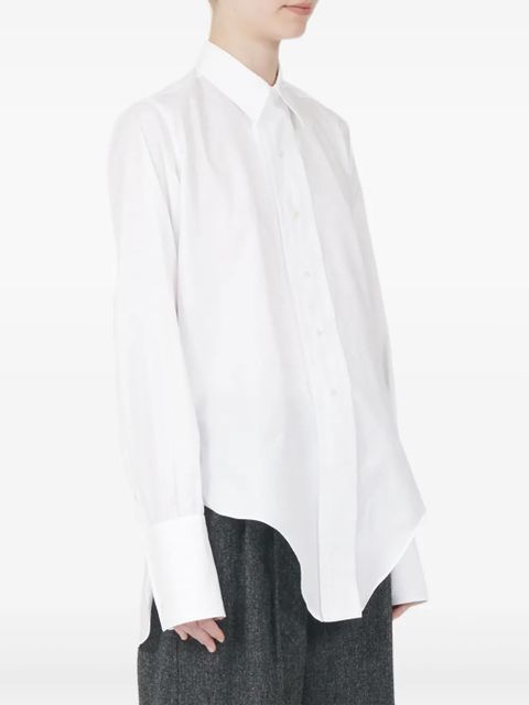 Maison Margiela curved-hem shirt - White