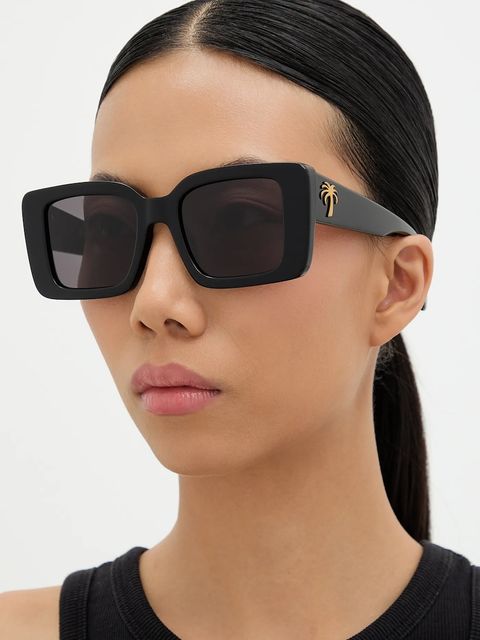 Palm Angels okulary przeciwsłoneczne kolor czarny PERI057_521007