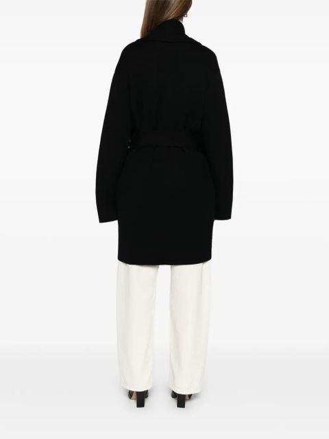 TOTEME shawl-lapel knitted coat - Black