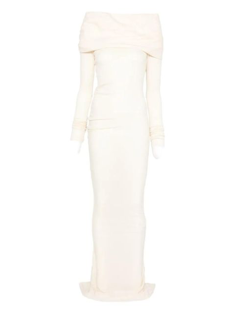 ENTIRE STUDIOS Cavalier draped maxi dress - Neutrals - zdjęcie produktu nr 2