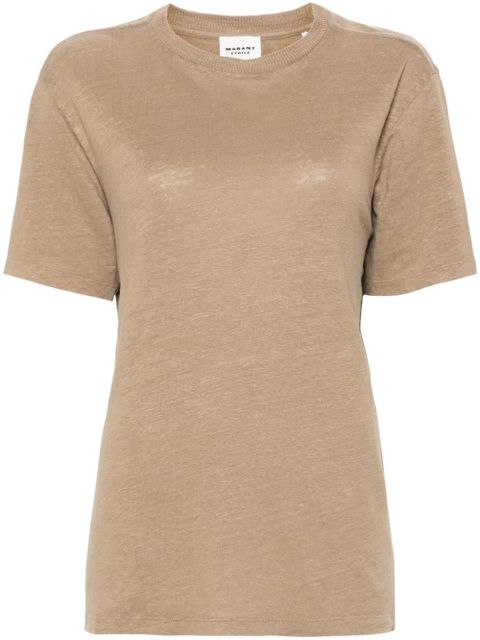 MARANT ÉTOILE Zewel T-shirt - Brown - zdjęcie produktu nr 1