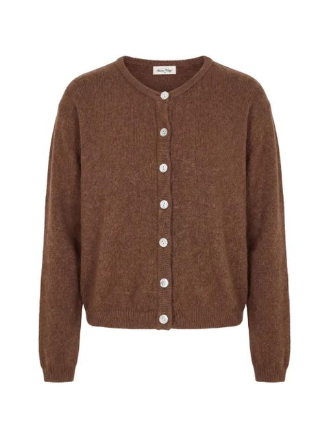 American Vintage Vitow buttoned cardigan - Brown - zdjęcie produktu nr 1