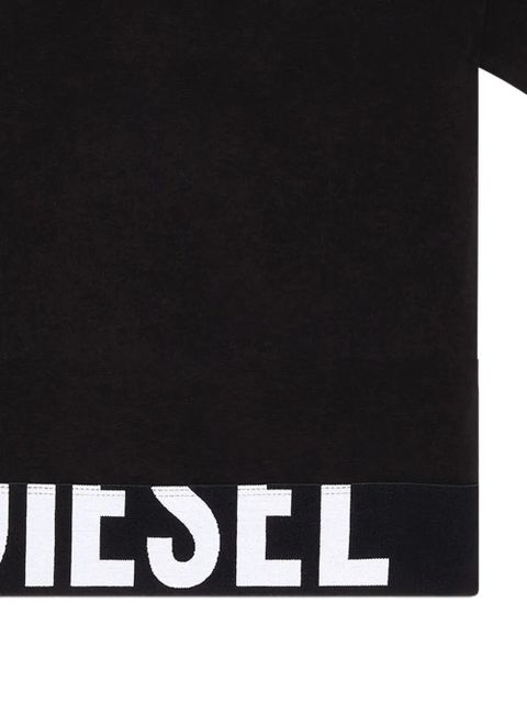 Diesel logo-print cotton T-shirt - Black