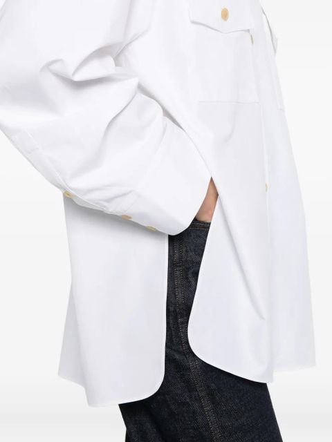 KHAITE pocket shirt - White