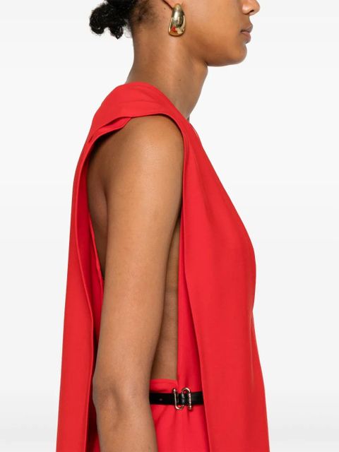 Sportmax belted mini dress - Red