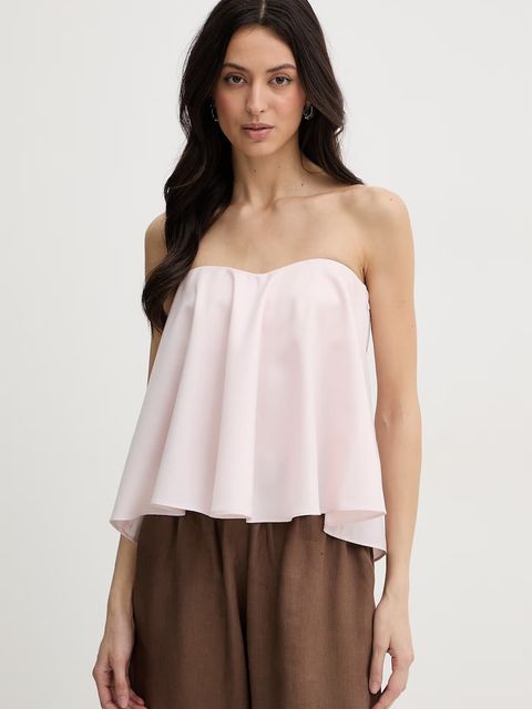 Twinset bluzka z odkrytymi ramionami damska z dodatkiem wełny - zdjęcie produktu nr 1