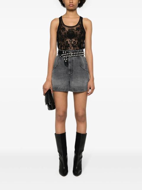 ISABEL MARANT Violette lace blouse - Black